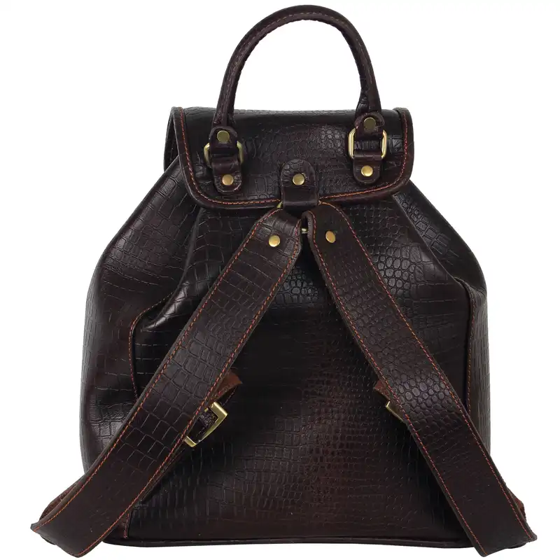 کوله پشتی زنانه چرم بارز مدل DZ8.PRIMA