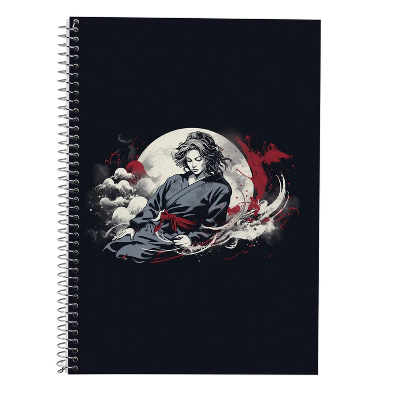 دفتر زبان 50 برگ مدوپد مدل سه خط طرح Fullmetal Alchemist کد DF2253