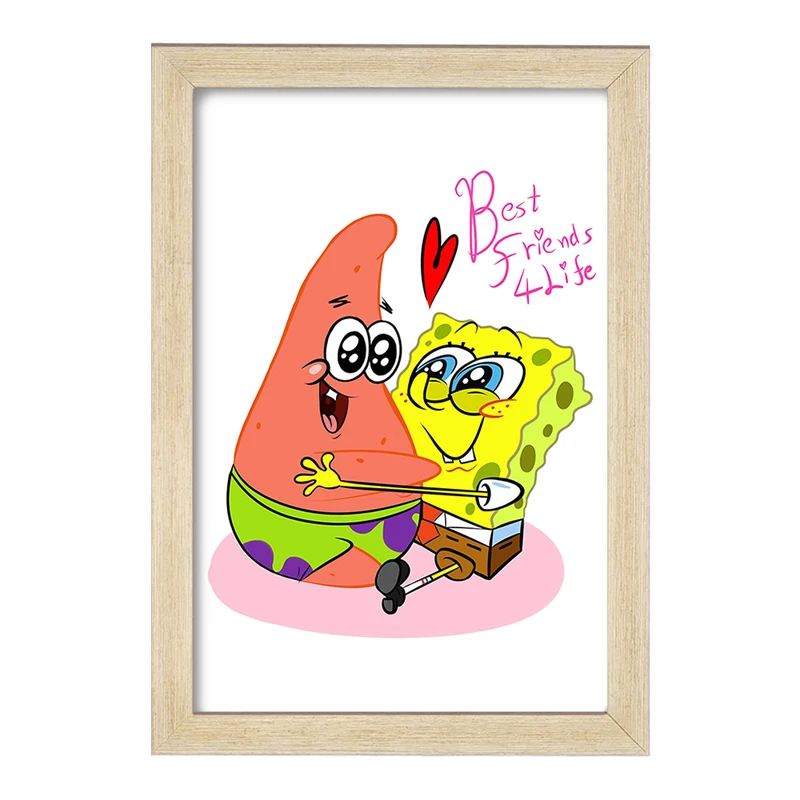 تابلو خندالو مدل  باب اسفنجی و پاتریک کد 24715