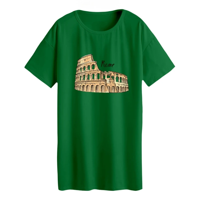 تی شرت لانگ زنانه مدل روم