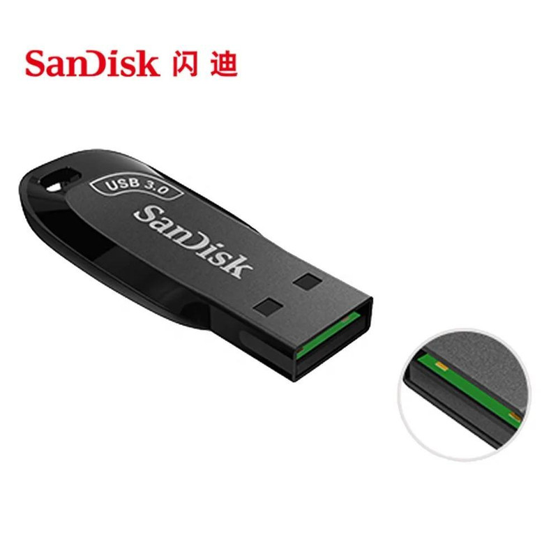 فلش مموری سن دیسک مدل ULTRA SHIFT CZ410 ظرفیت 64 گیگابایت