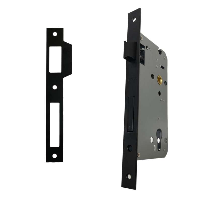 قفل در سوییچی کهن کد 9CM BK همراه با مقابل قفل
