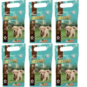 غذای خشک توله سگ نوتری پت مدل Puppy وزن 12 کیلوگرم بسته 6 عددی