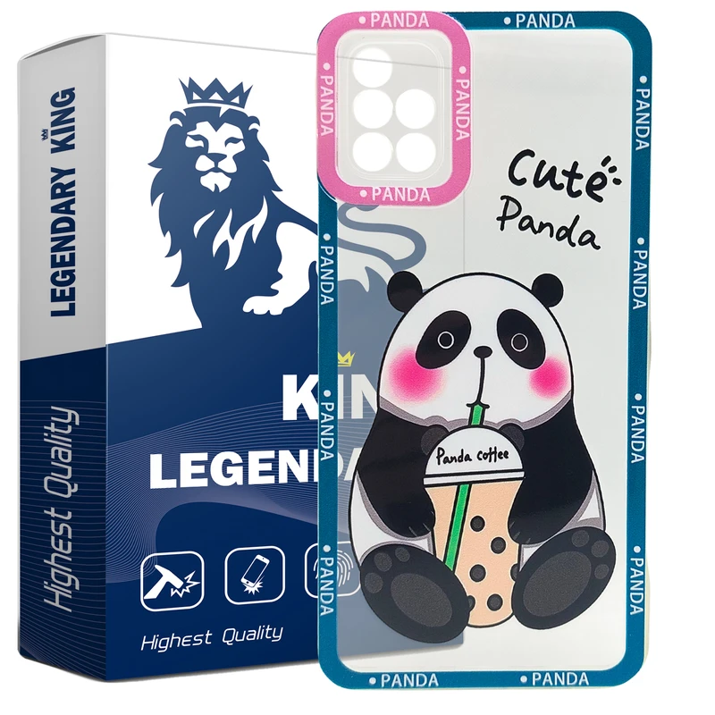 کاور لجندری کینگ مدل پاندا شکمو مناسب برای گوشی موبایل سامسونگ Galaxy A51