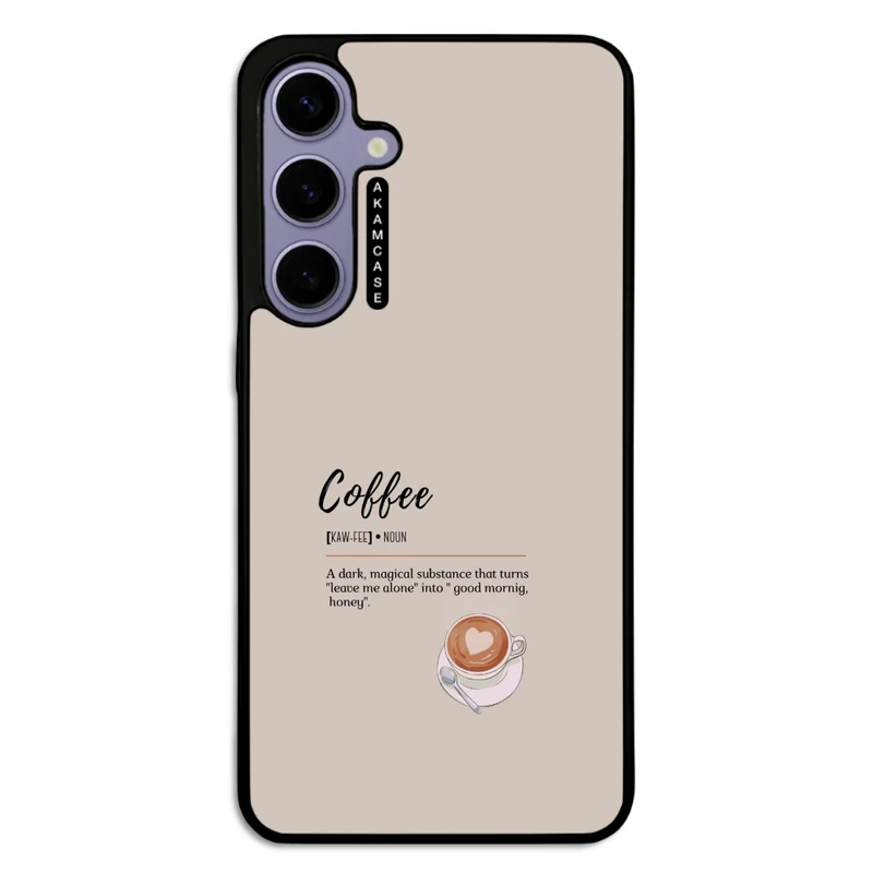 کاور آکام مدل AMC-WSGS24P-COFFEE-16 مناسب برای گوشی موبایل سامسونگ Galaxy S24 Plus