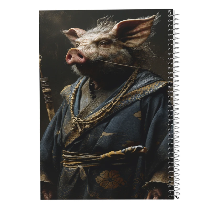 دفتر مشق 50 برگ مدوپد مدل حیوانات جنگجو کد DF14934