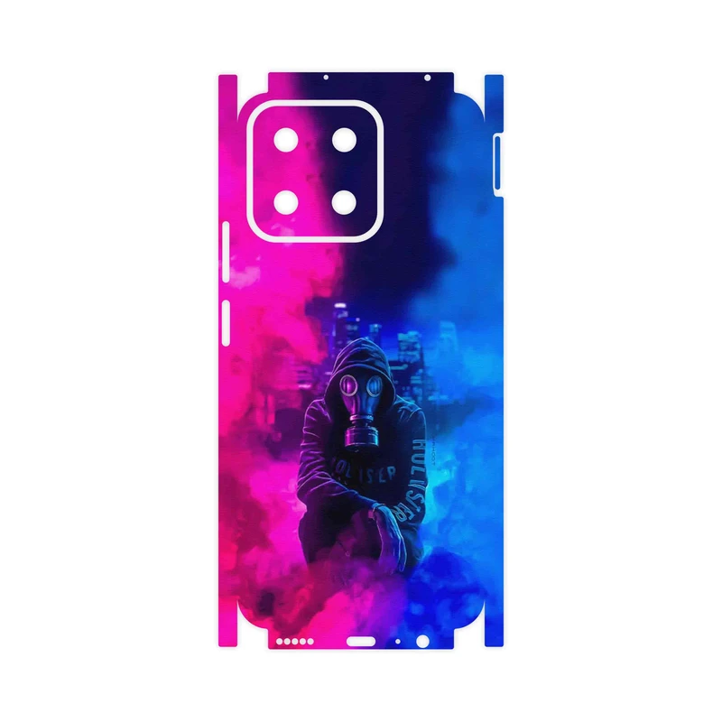 برچسب پوششی ماهوت مدل Smoke Rainbow Digital Art 2-FullSkin مناسب برای گوشی موبایل آنر X7c