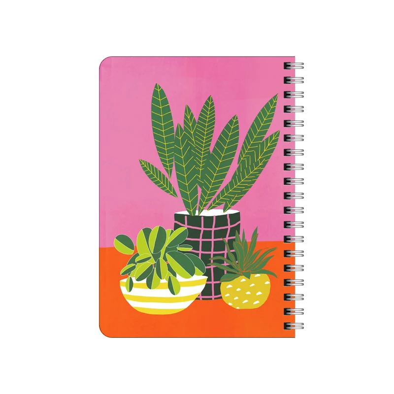 دفترچه یادداشت بامبیلیپ مدل چوبی طرح گلدانهای گل کد 2655230