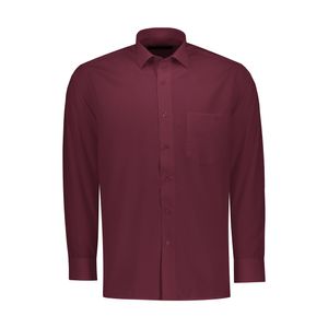 نقد و بررسی پیراهن آستین بلند مردانه مدل Z.E45YT رنگ زرشکی توسط خریداران