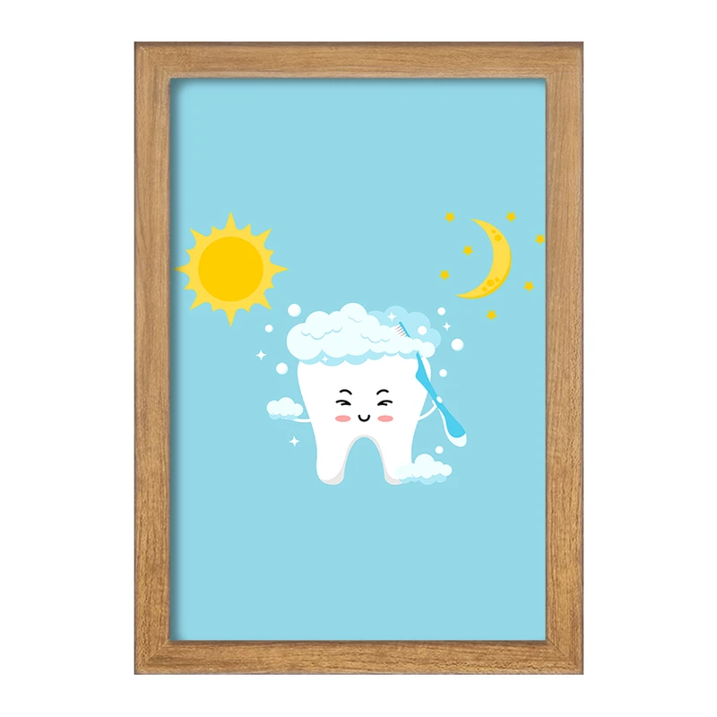 تابلو خندالو مدل دندان و دندان پزشکی کودکانه کد 36758