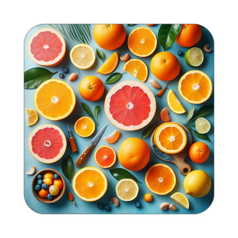 زیر لیوانی کاکتی طرح میوه مدل mp20092