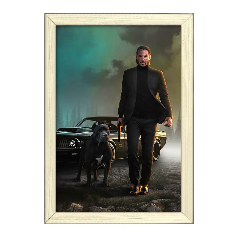 تابلو خندالو طرح جان ویک John Wick کد 28555