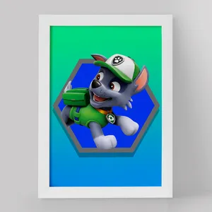 تابلو خندالو مدل راکی سگ های نگهبان کد 12590