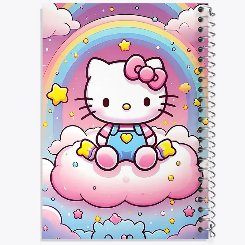 دفتر مشق 100 برگ خندالو طرح هلو کیتی (Hello Kitty)  کد N4000