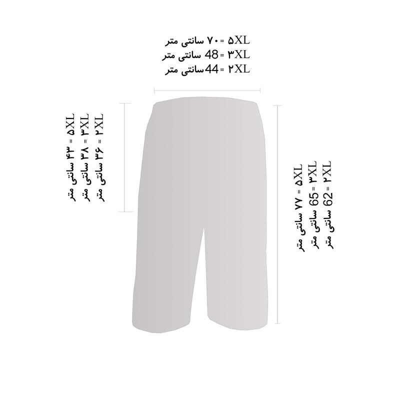 شلوارک جین مردانه کد R-40218