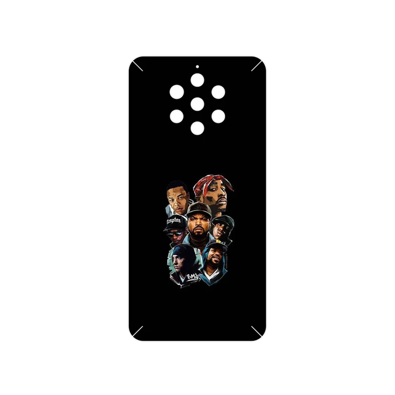 برچسب پوششی ماهوت مدل Great Rappers Digital Art مناسب برای گوشی موبایل نوکیا 9 Pureview