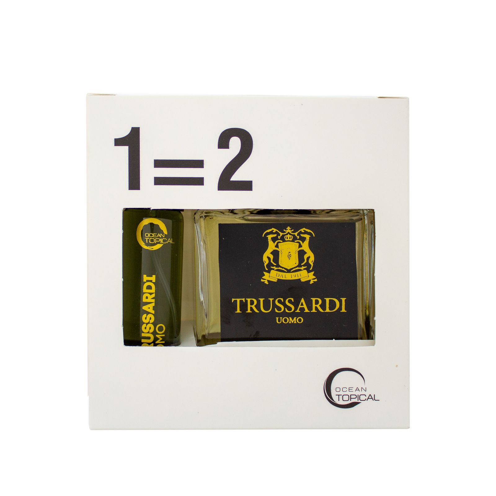 ست ادو پرفیوم مردانه اسکلاره مدل Trussardi Uomo حجم 105 میلی لیتر به همراه عطر جیبی مردانه اسکلاره مدل Trussardi Uomo حجم 30 میلی لیتر -  - 2