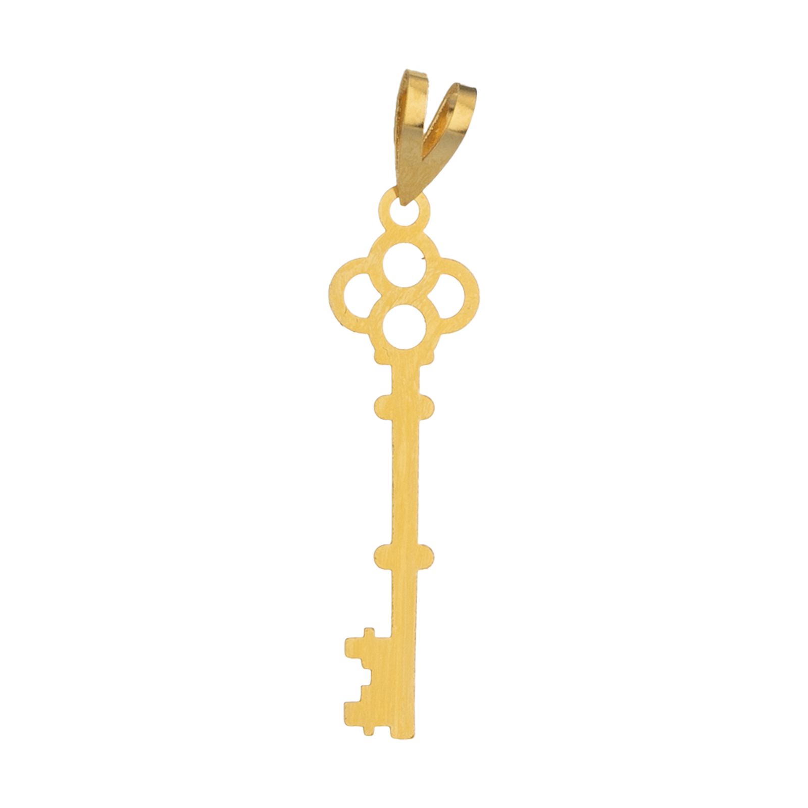 آویز گردنبند طلا 18 عیار زنانه مایا ماهک مدل MM1659 طرح کلید -  - 1