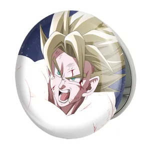 آینه جیبی خندالو طرح گوکو انیمه دراگون بال Dragon Ball مدل تاشو کد 12049 