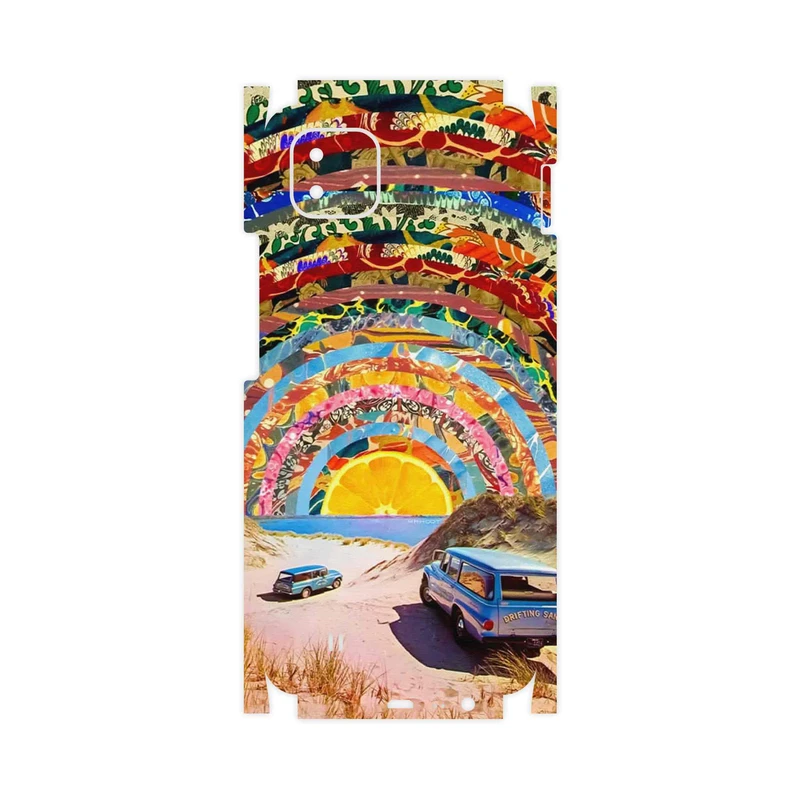 برچسب پوششی ماهوت مدل Collage of Orange Sky-FullSkin مناسب برای گوشی موبایل ریلمی C11 2021