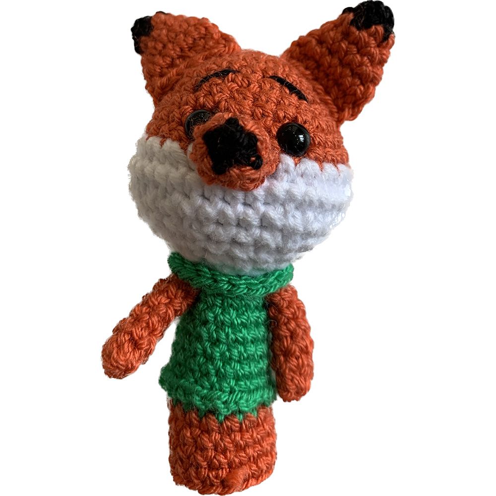عروسک بافتنی مدل روباه