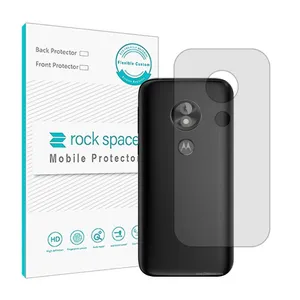 Transparent Rockspace HyGEL phone back protector suitable for Motorola E5 Play Go mobile phone