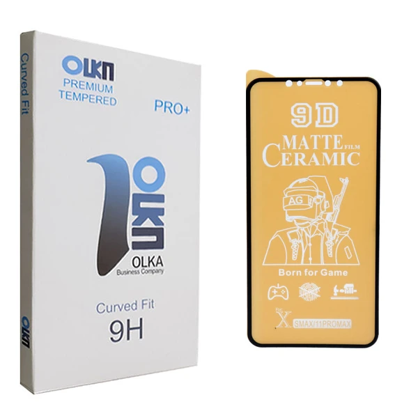 محافظ صفحه نمایش سرامیکی مات الکا مدل +PRO مناسب برای گوشی موبایل اپل iphone 11 Pro Max/ XS Max