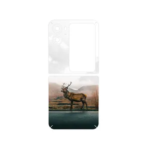 MAHOOT Horned_Deer Cover Sticker for Oppo Find N2 Flip