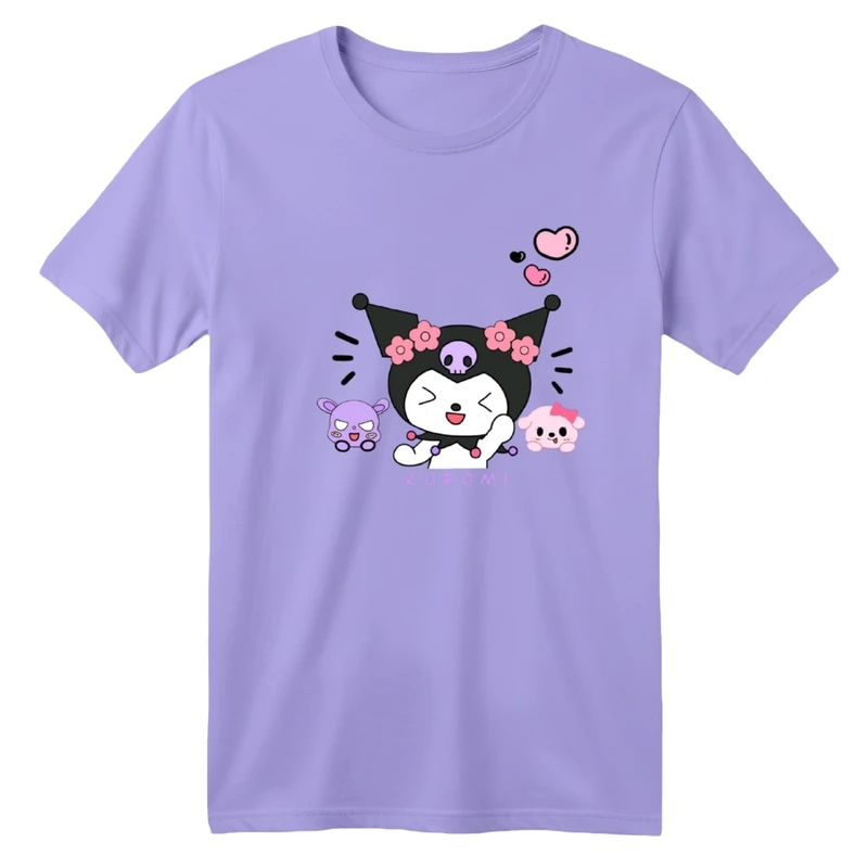 تی‌شرت آستین کوتاه لانگ یقه گرد بچگانه مدل کرومی کد 6