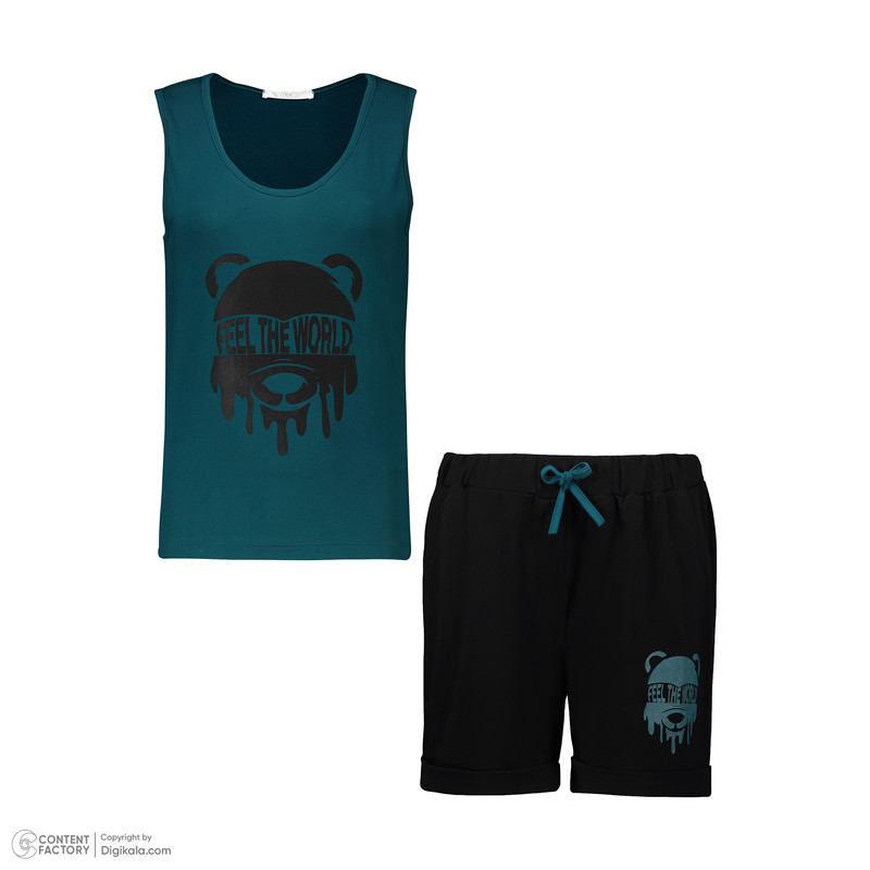 ست تاپ و شلوارک زنانه لوینت  مدل دنیز