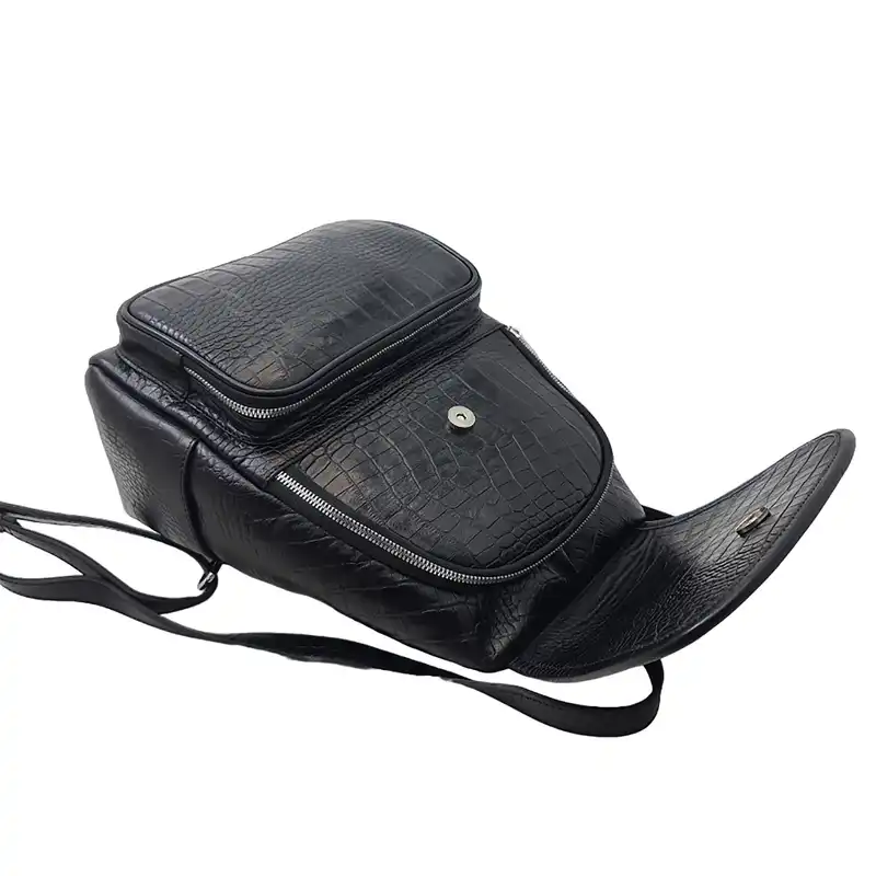 کوله پشتی زنانه مدل چرم طبیعی گاوی کد B-423