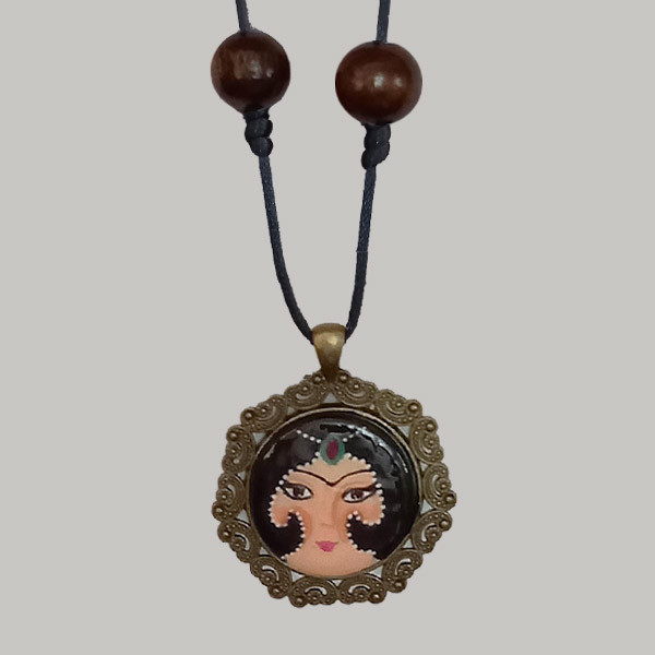 گردنبند دست ساز زنانه مدل خورشید خانم