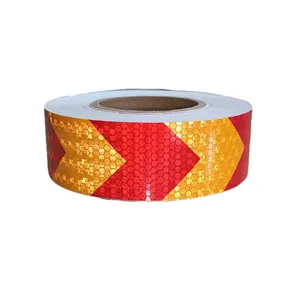 نوار هشدار شبرنگ مدل فلش عرض 5 سانت طول 45 متر