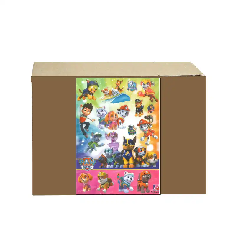 ست 3 تکه ظرف غذا کودک طرح سگ های نگهبان کد paw222