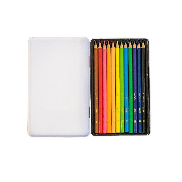 مداد رنگی 12 رنگ آزاده مدل شکرستان