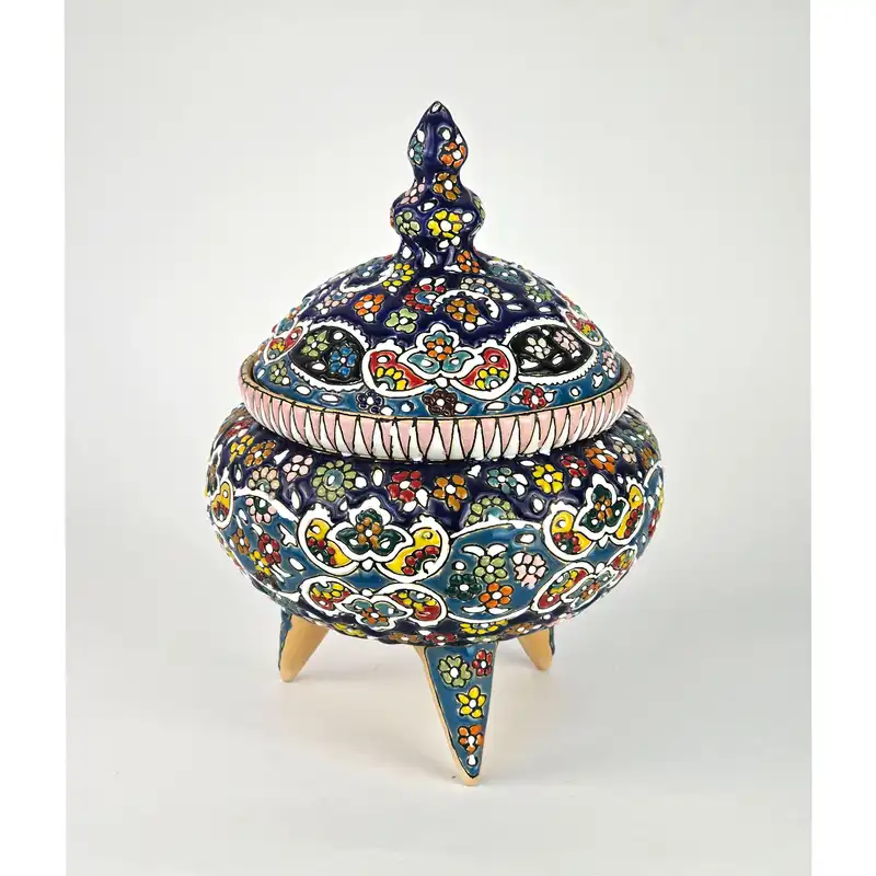 شکلات خوری میناکاری مدل 3 پایه کد Mo0