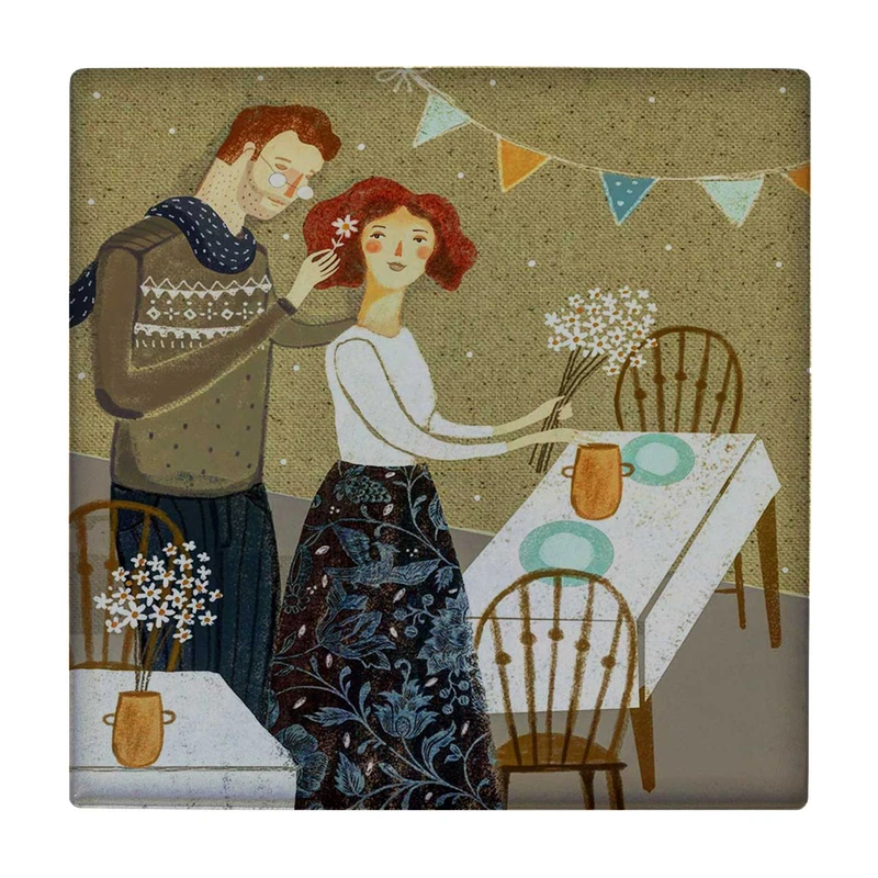 زیر لیوانی طرح عشاق کد    3239116_393