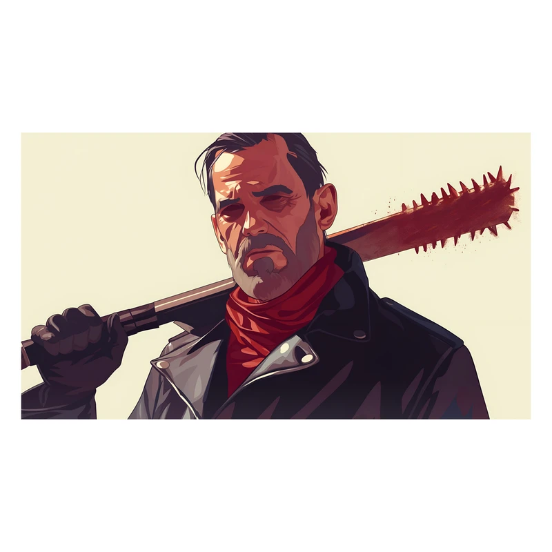 تابلو شاسی مدل سریال واکینگ دد walking dead کد نیگان 1