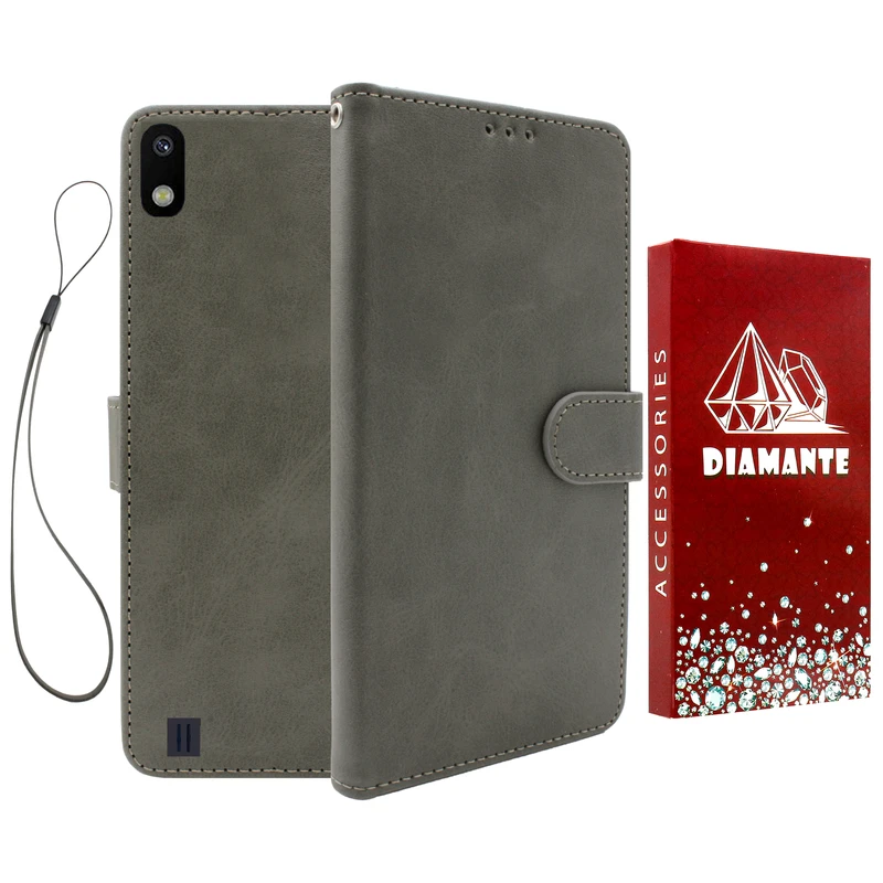 کیف کلاسوری دیامانته مدل Chanta Rd مناسب برای گوشی موبایل سامسونگ Galaxy M10 به همراه بندآویز