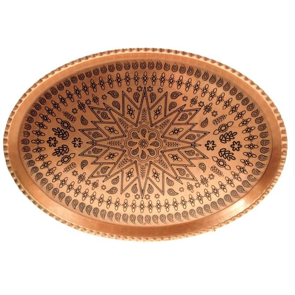 سینی مسی طرح دار کد S_4200