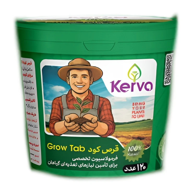 قرص کود کروا مدل Grow tab بسته 120 عددی
