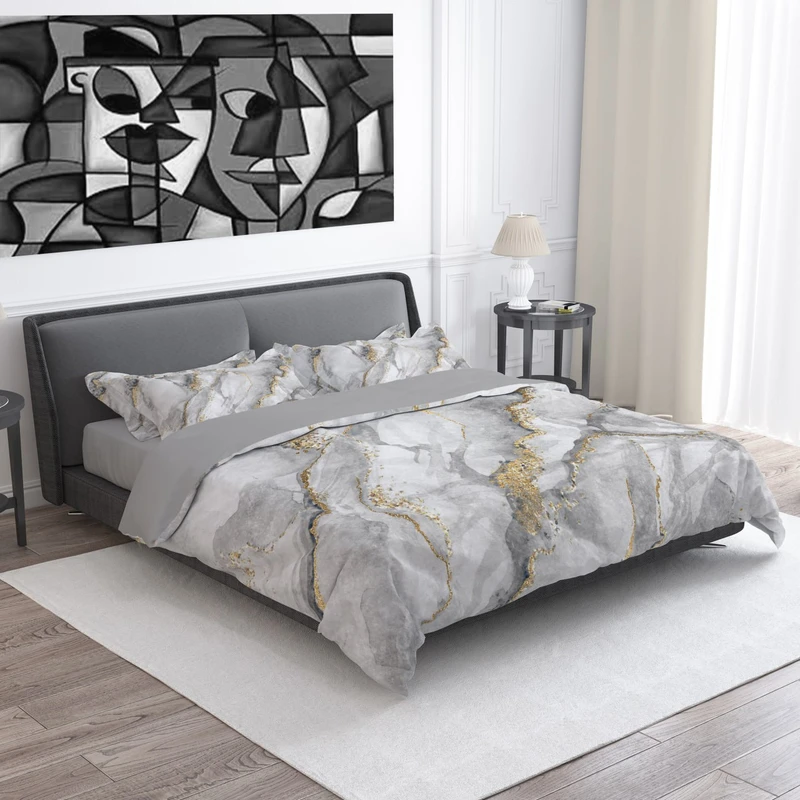 سرویس روتختی مدل ماربل 244102 دو نفره 6 تکه