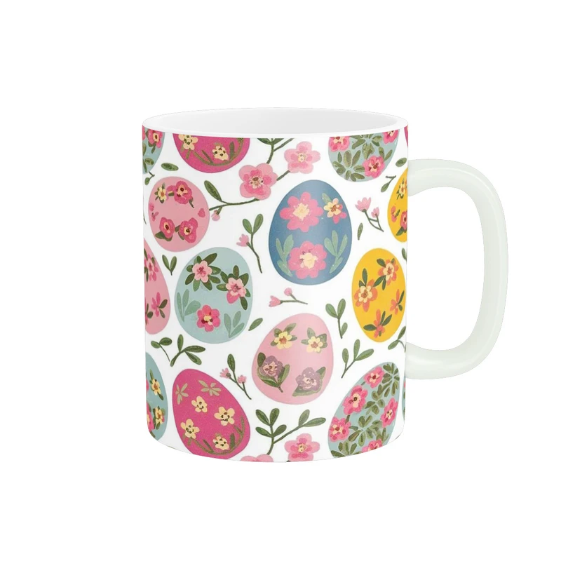 ماگ پاد آفرین مدل تخم مرغ رنگی کد 300