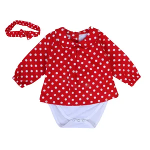 ست بادی و هدبند نوزادی مدل chg6045