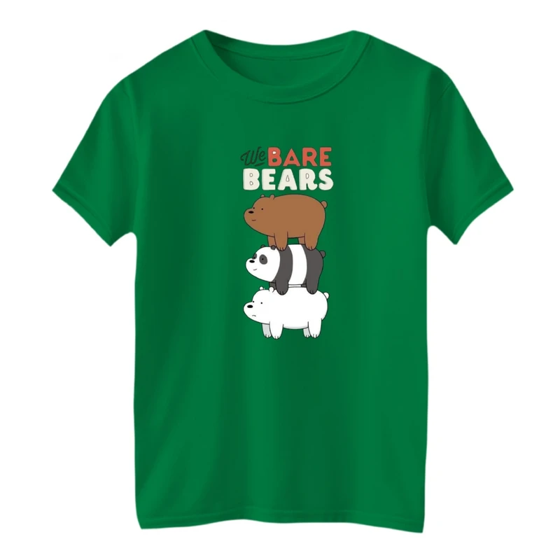 تی شرت آستین کوتاه بچگانه مدل سه خرس کد 4