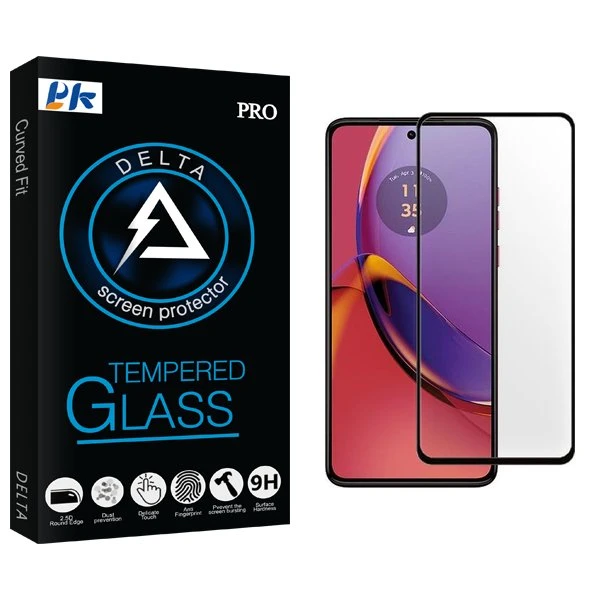 محافظ صفحه نمایش شیشه ای پی کی مدل Delta مناسب برای گوشی موبایل موتورولا Moto G84