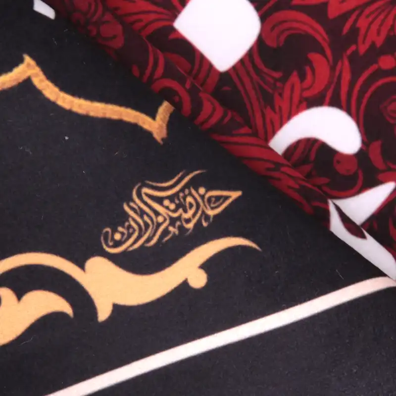 پرچم خدمتگزاران مدل کتیبه محرم طرح به مجلس عزای امام حسین خوش آمدید کد 40002551