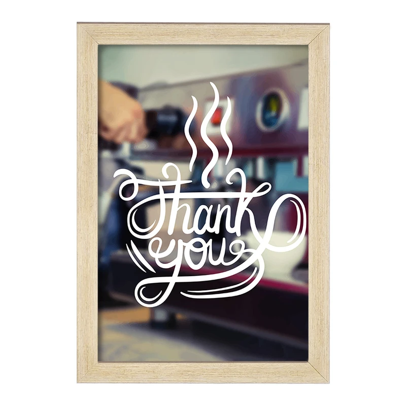 تابلو خندالو مدل Thank You کد F1460