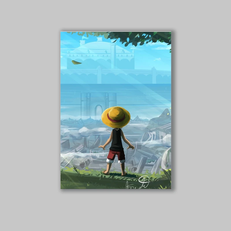 تابلو شاسی مدل انیمه وان پیس One Piece کد LA-10383