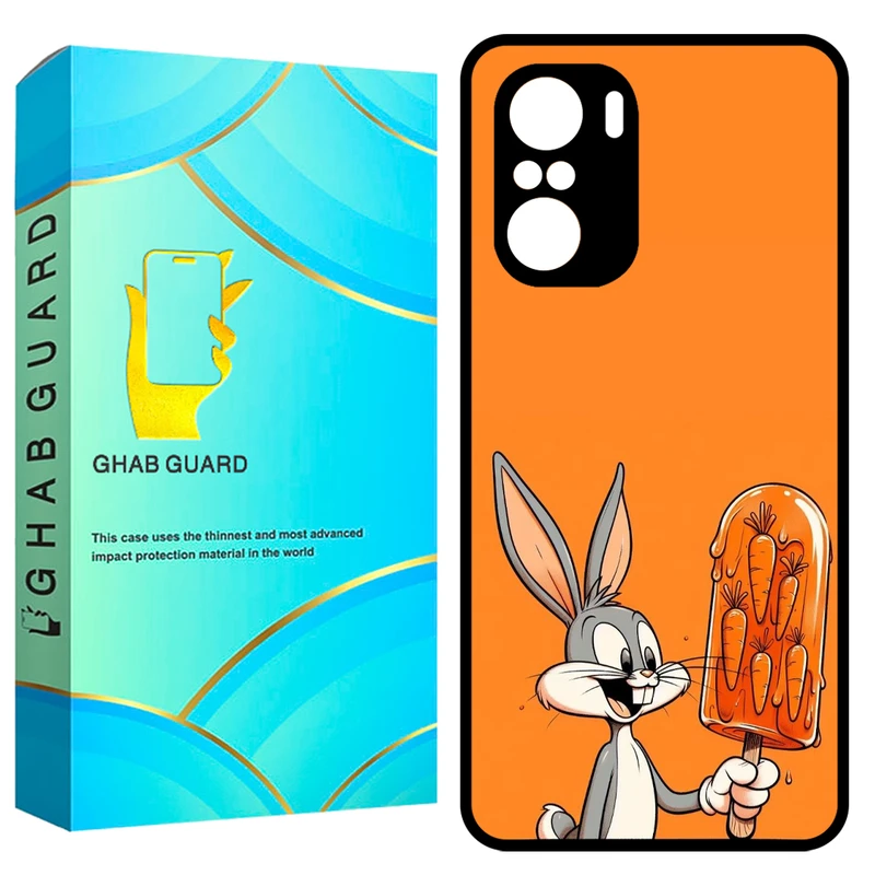 کاور قاب گارد طرح خرگوش مدل GCHPF3 مناسب برای گوشی موبایل شیائومی Poco F3 / Redmi K40 / Redmi K40 Pro / Redmi K40 Pro Plus / Mi 11i 